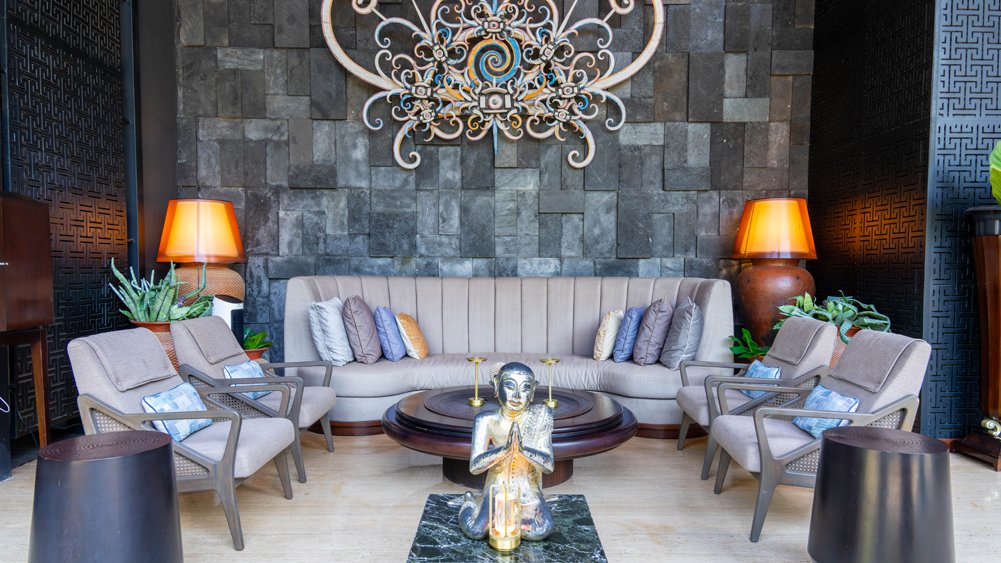 Elite Havens - Villa Moonstone -Private 8-Bedroom Modern Luxury Villa  -  Bali Indonesia - Open living area by the pool